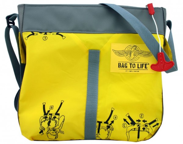 Tasche Bag to Life Classic Flyer Grey